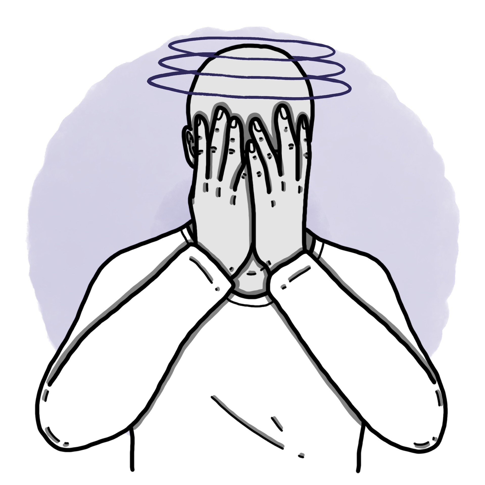 Peripheral vertigo of psychological origin - anxiety