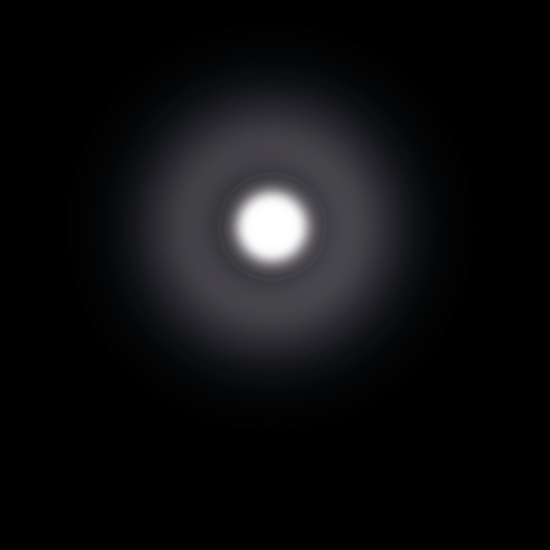 Halo's rond een licht zien