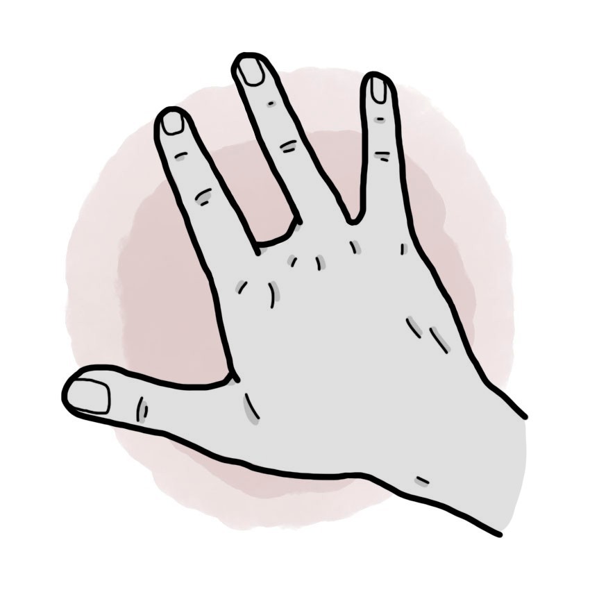 Middle finger amputation