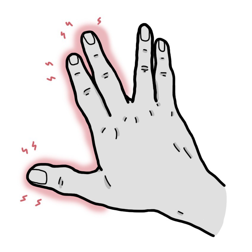Crampes au pouce, au majeur et/ou à l’index