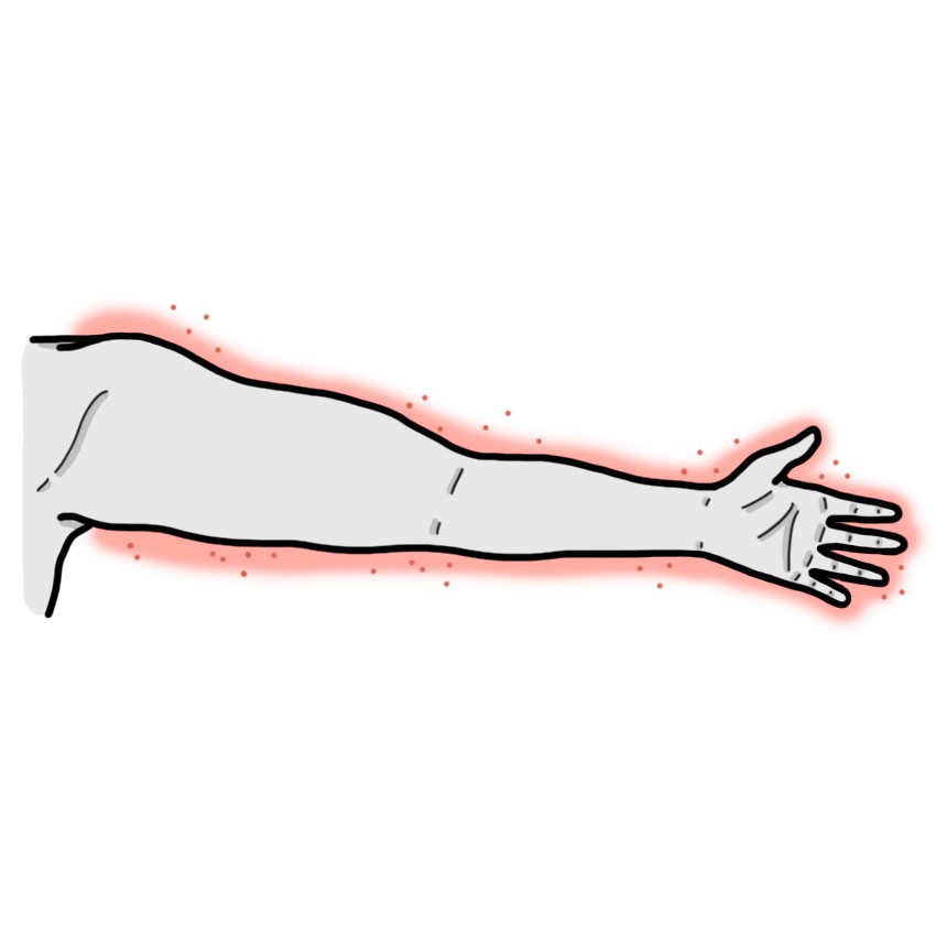 Formicolio al braccio