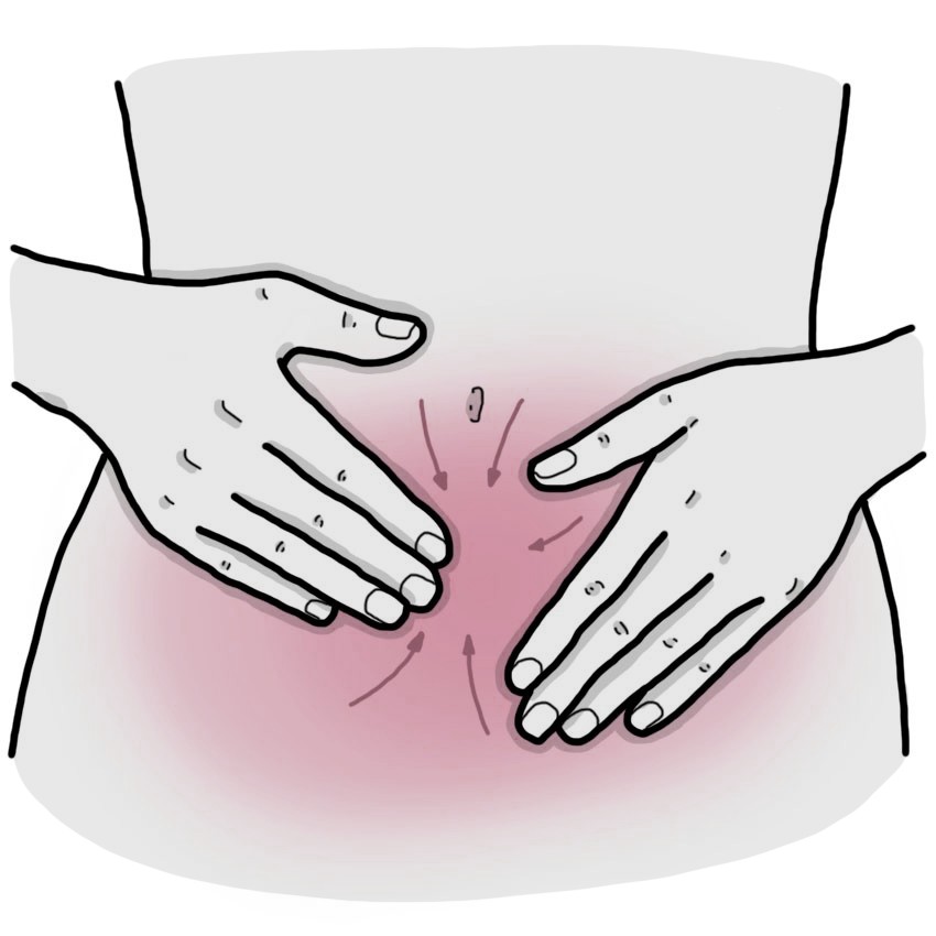 Sensación ocupación hipogastrio