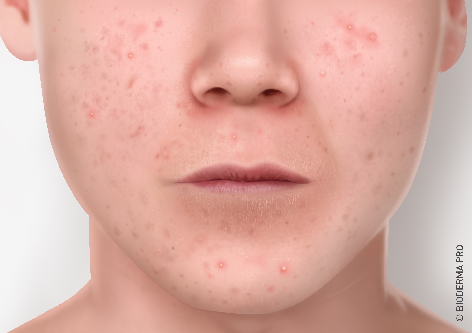 Espinhas no rosto - Acne