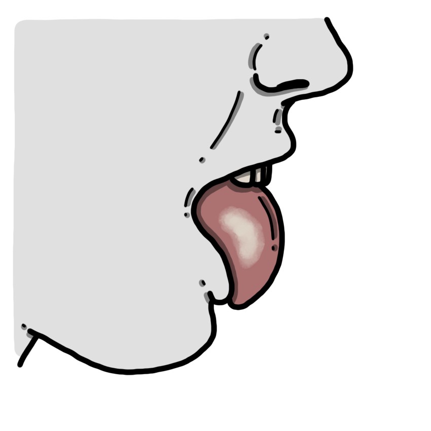 Placca biancastra sulla lingua