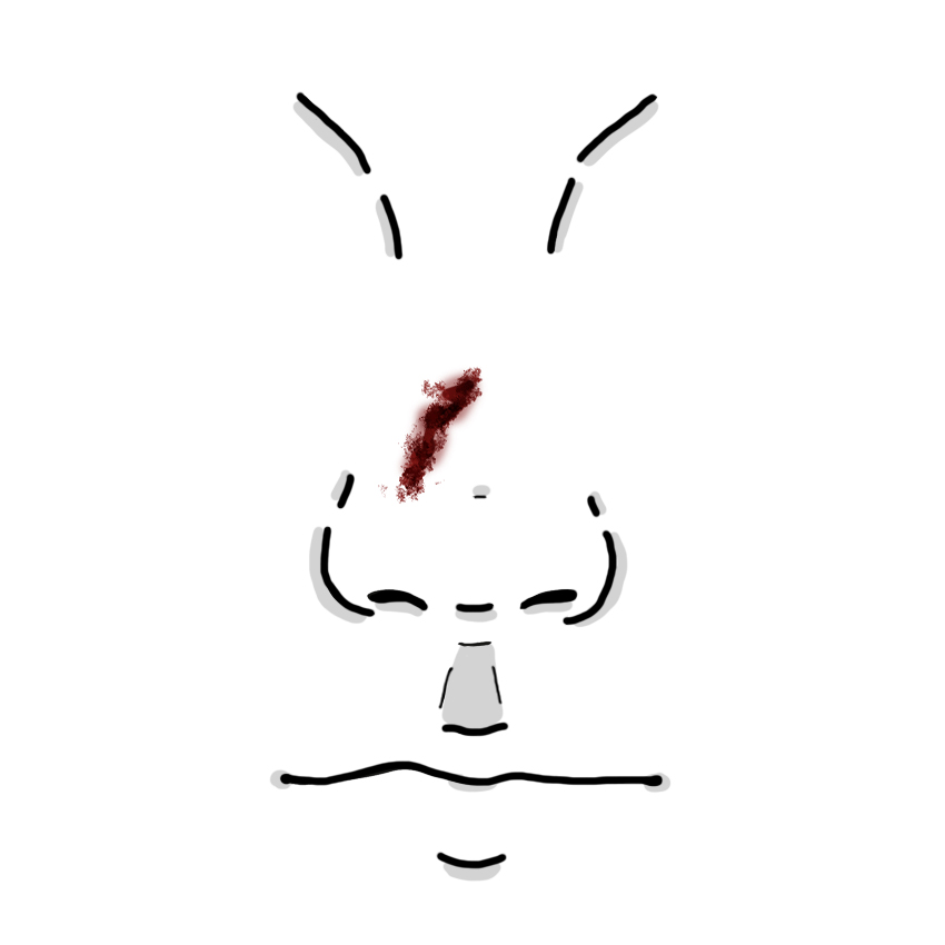 Nose wound