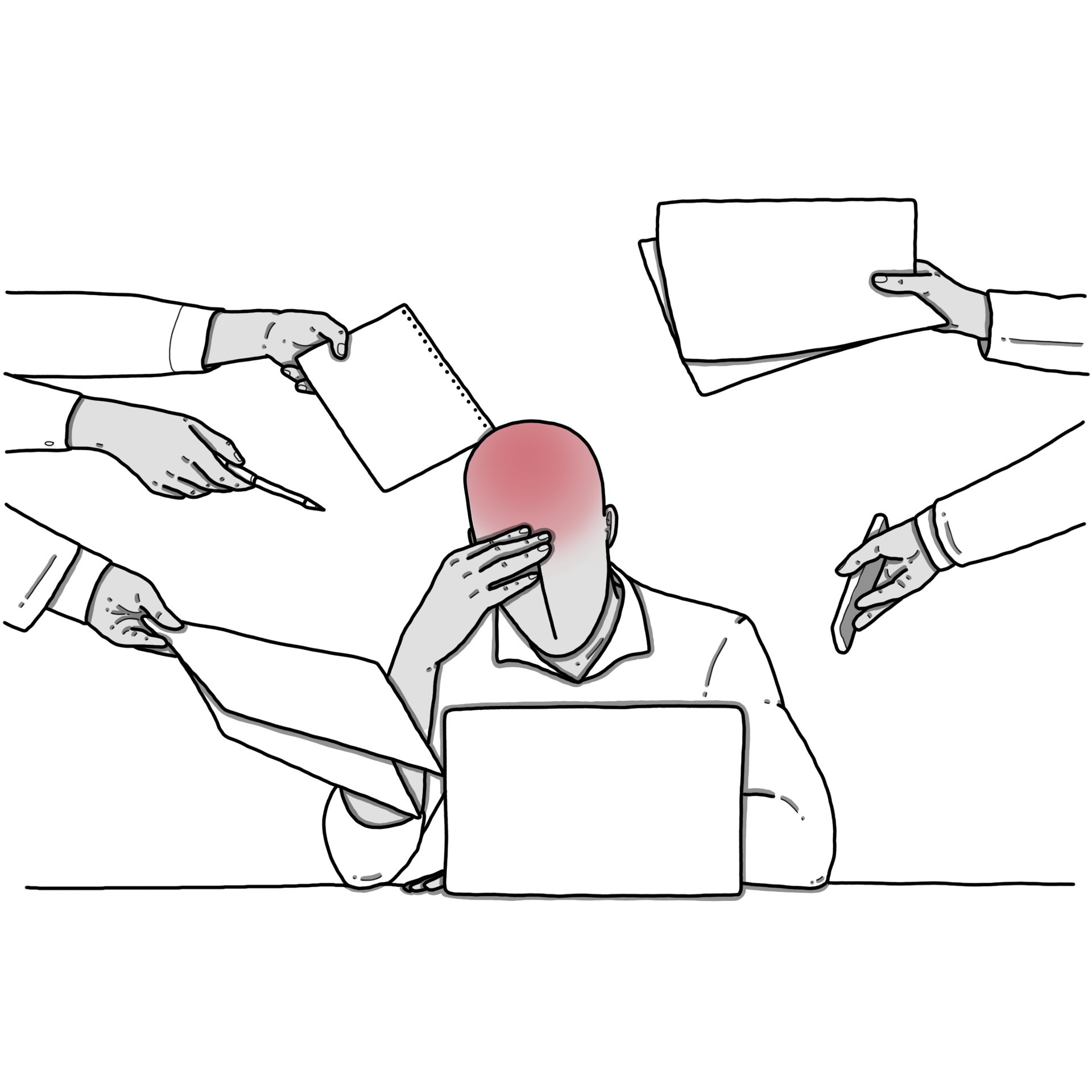 ストレスによる頭痛