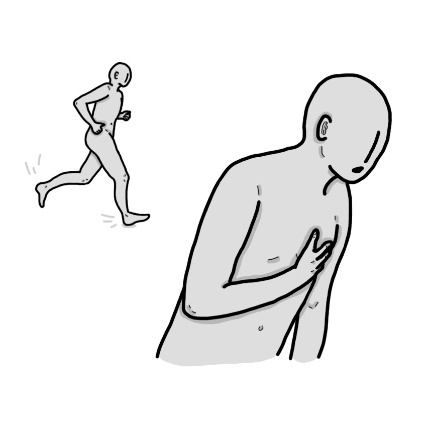 Shortness of breath on exertion