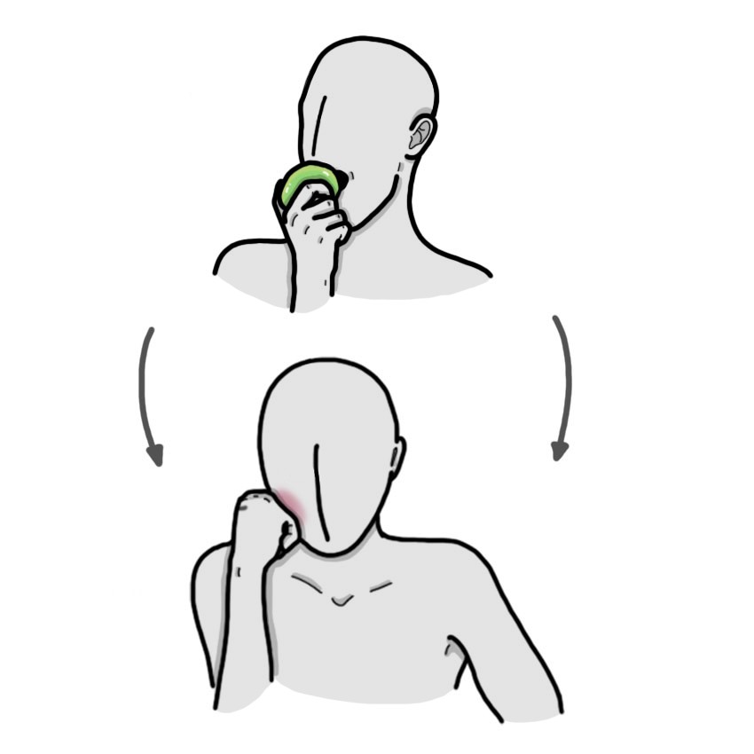 Fatigue mandibulaire à la mastication