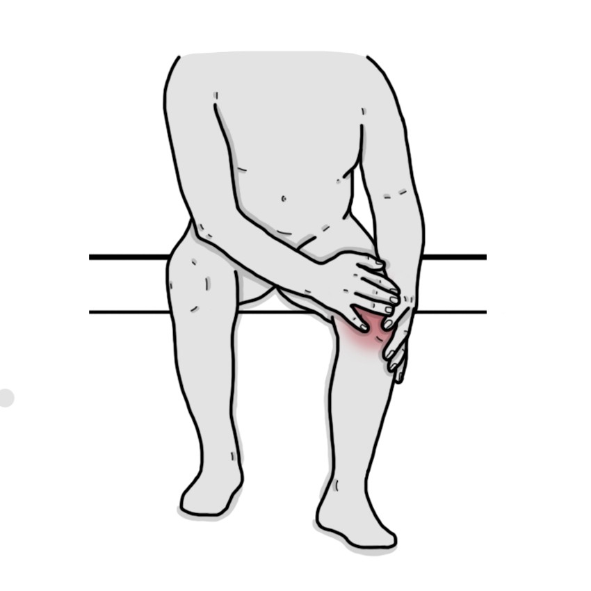 Dolor de rodilla aumenta al permanecer sentado