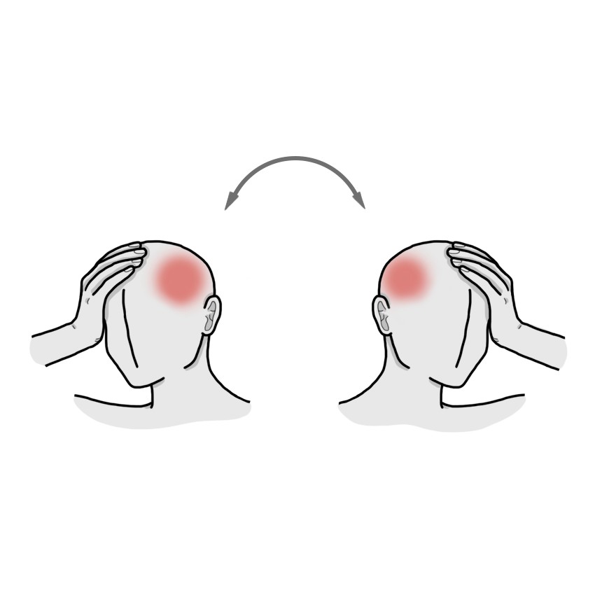 Mal de tête qui change de côté