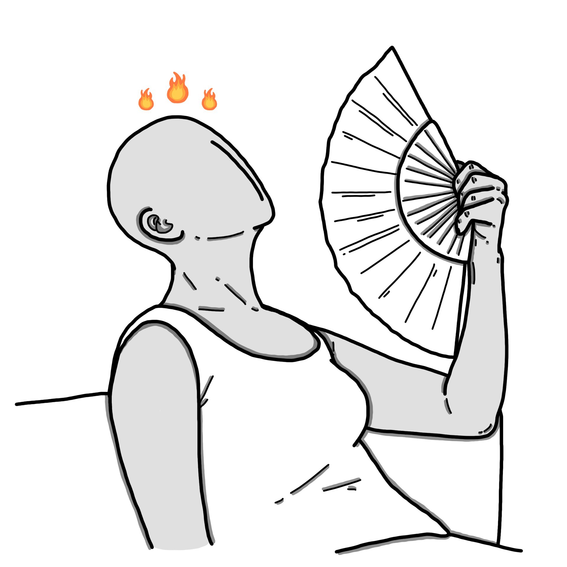 Sudden hot flashes