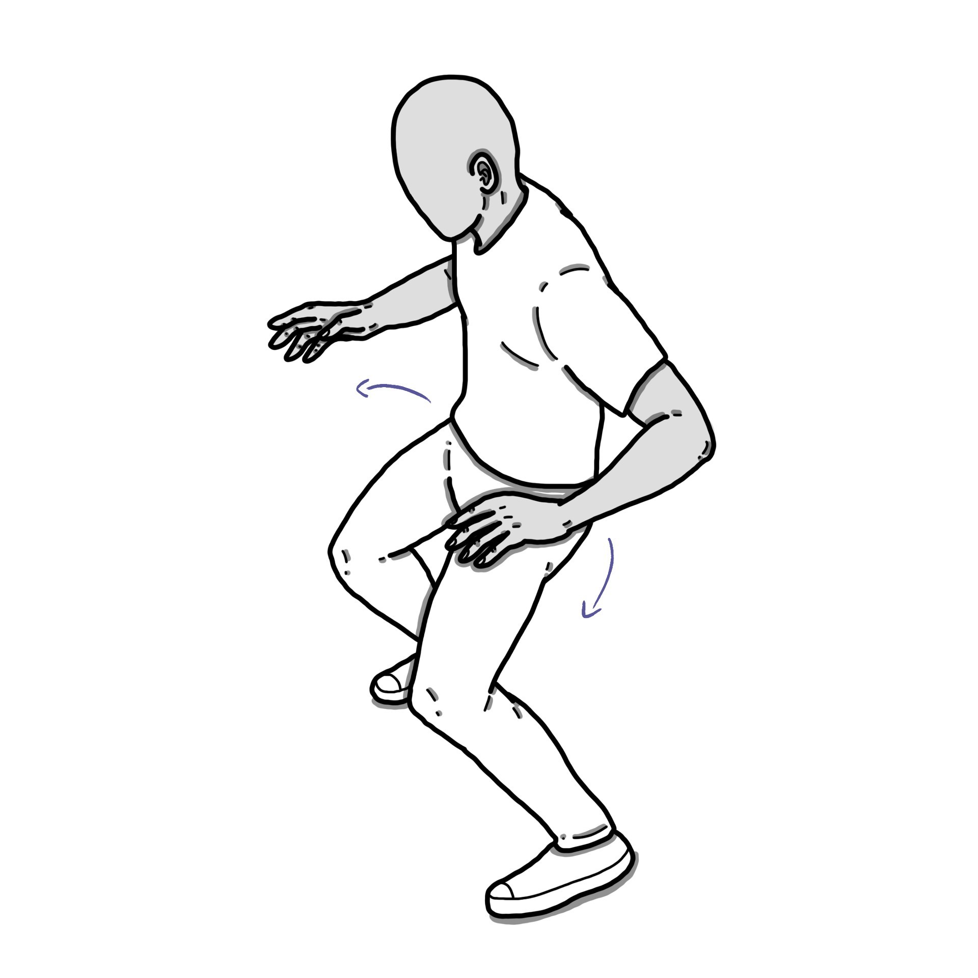 Waddling gait