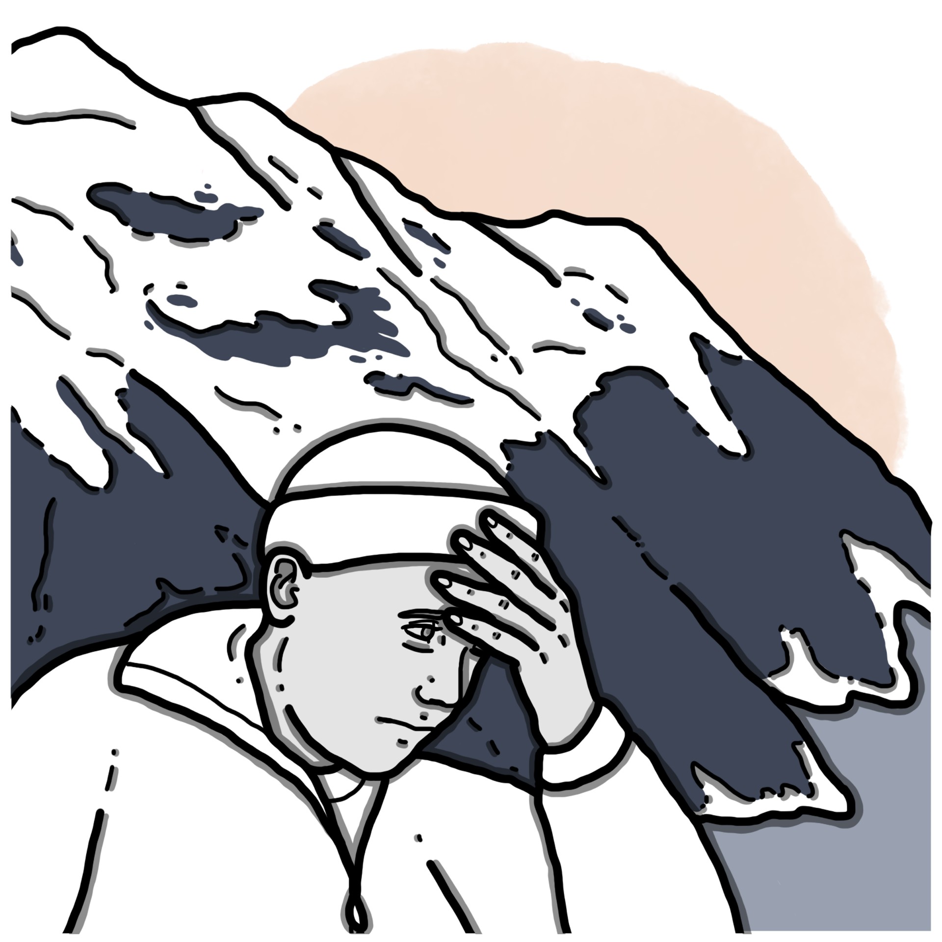 Transient high-altitude blindness